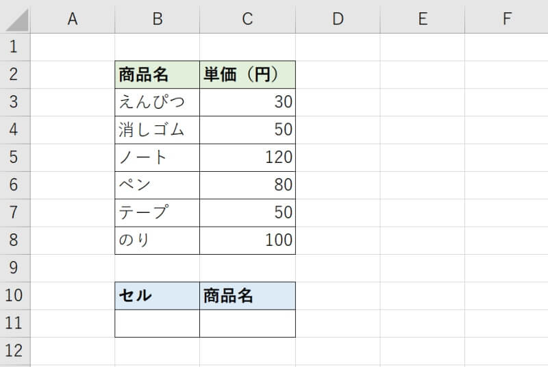 ExcelのINDIRECT関数の使い方